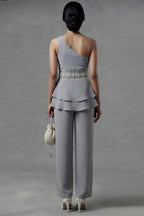 Misty Cloud peplum Co-Ord Set