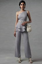 Misty Cloud peplum Co-Ord Set