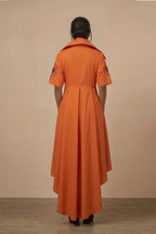 The Tangerine Statement Dress