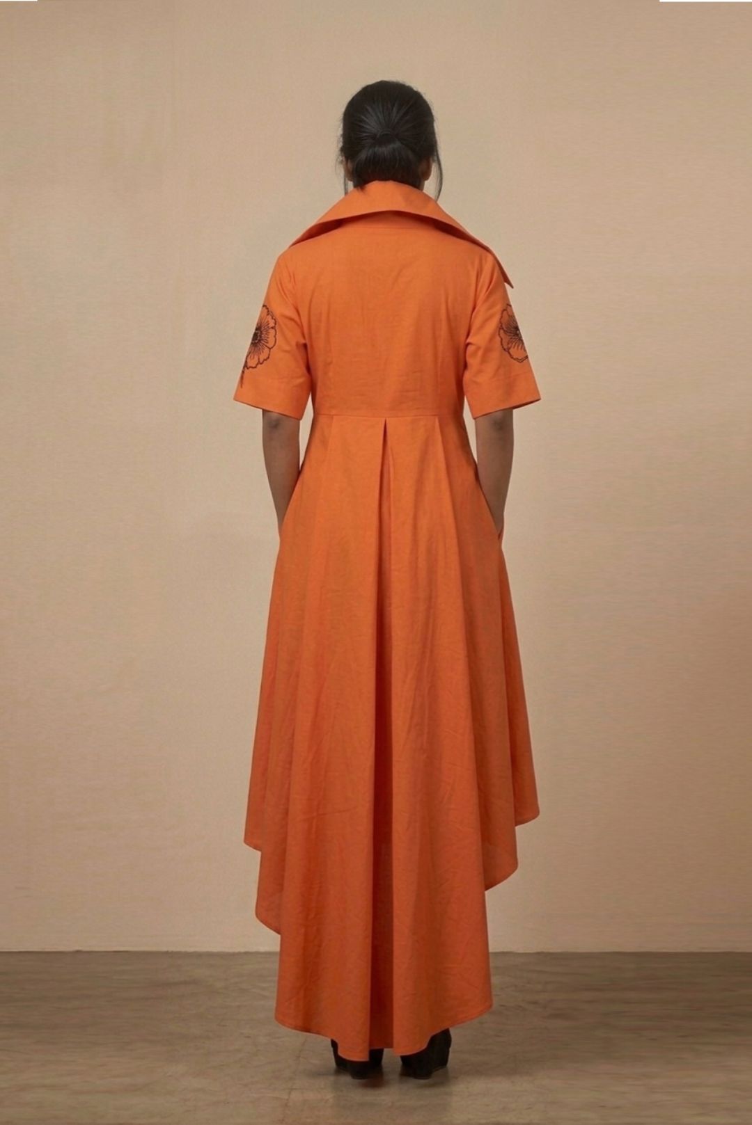 The Tangerine Statement Dress