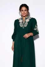 The Emerald A line Dress