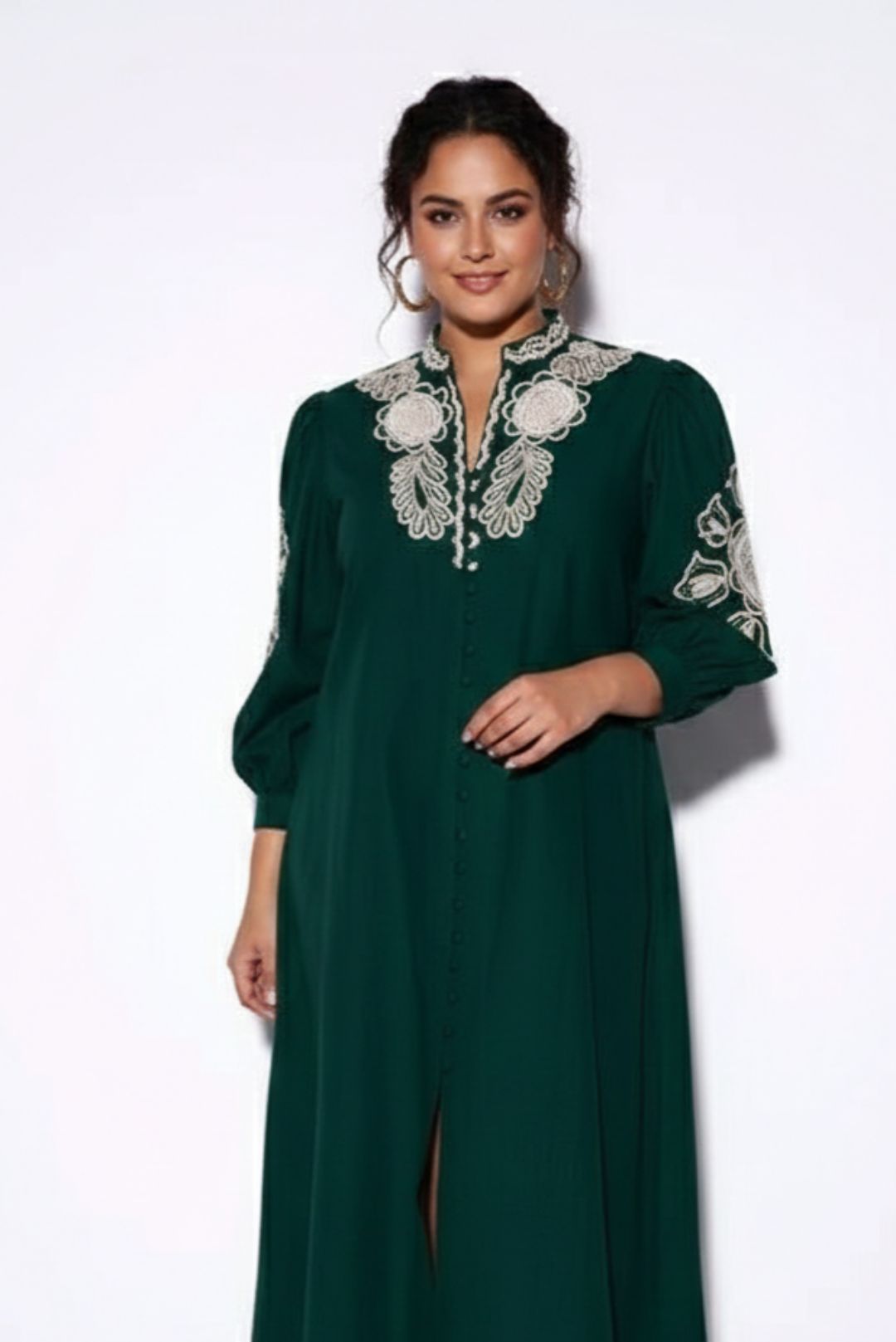 The Emerald A line Dress