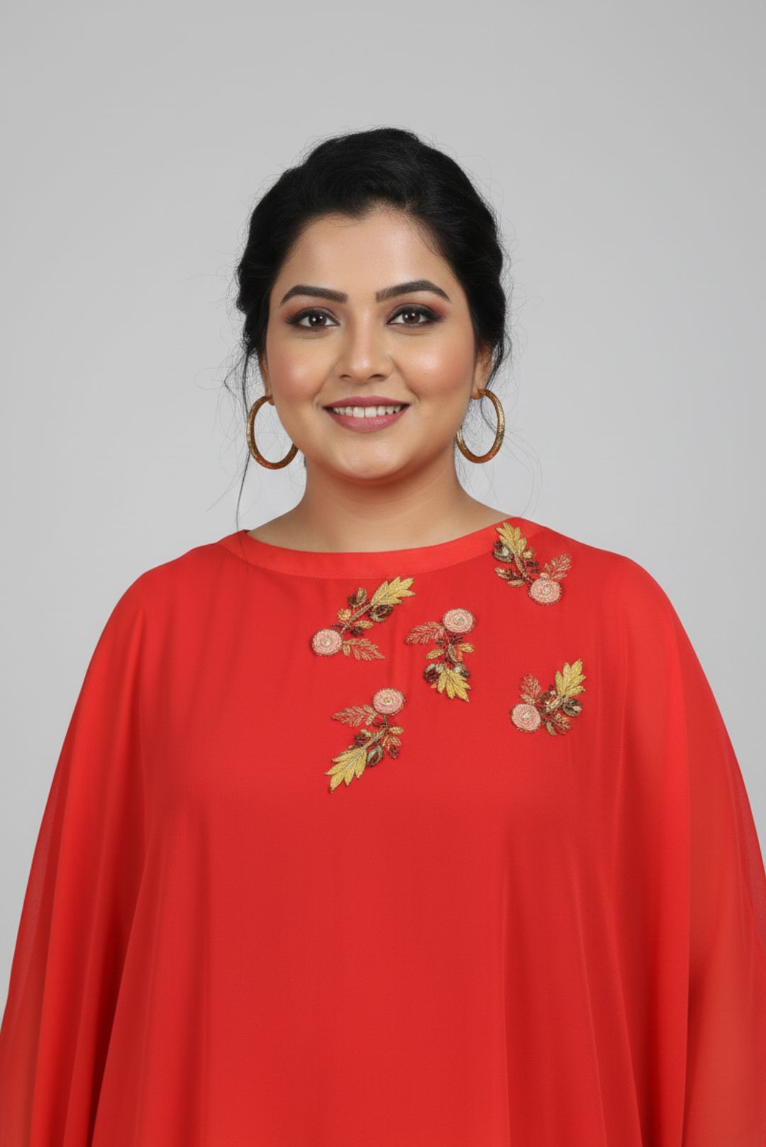Omber shaded Tangerinw Kaftan set