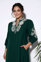 The Emerald A line Dress