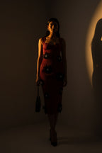 Ruby Corset Midi Dress
