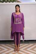 Asymetrical Co-ord Set with Tulip Pant