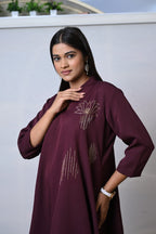 Draped Luxe Indo-Western Dress