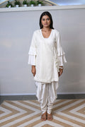 Ivory Wrap Style Co-ord Set