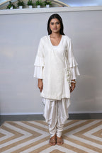 Ivory Wrap Style Co-ord Set