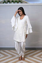 Ivory Wrap Style Co-ord Set