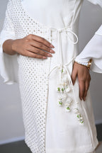 Ivory Wrap Style Co-ord Set