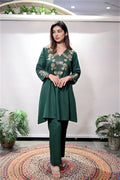 Deep Emerald Green Co Ord Set