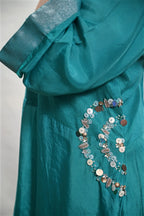 Turquoise Blue Asymmetrical Co-Ord Set