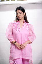Floral Embroidered V-Neck Kota Tunic