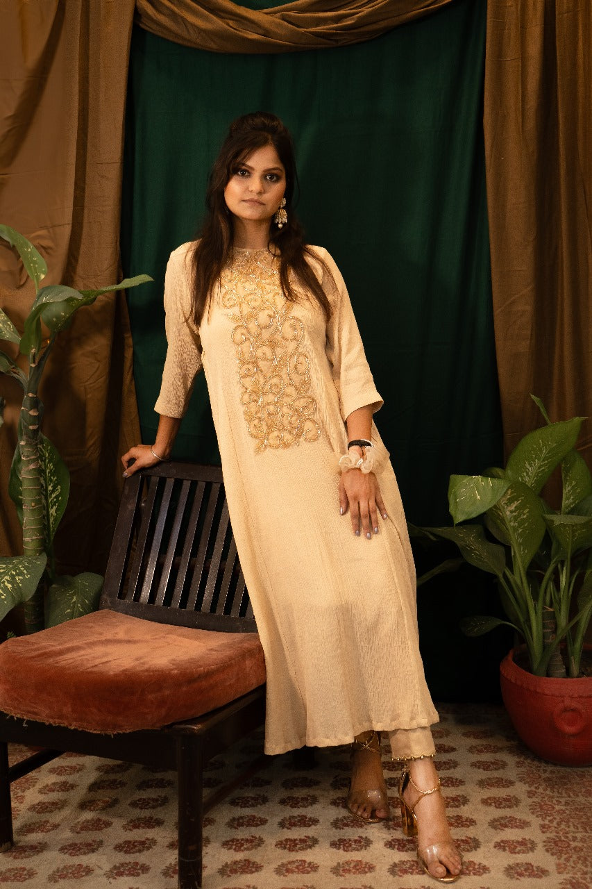 Embroidery Kurta with Pants