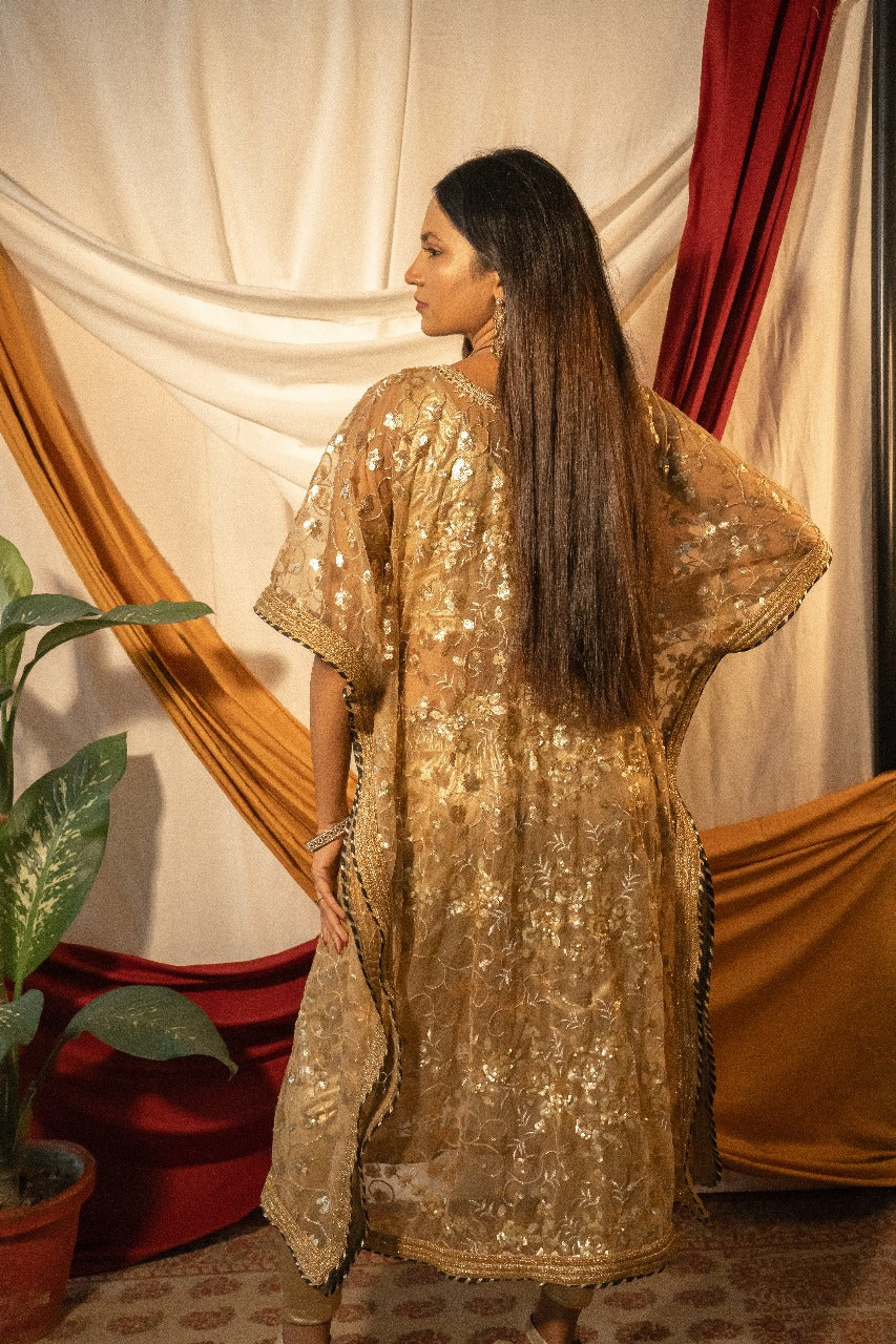 Embroidery kaftan set