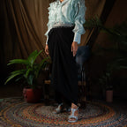 Flared Pant with Pearl Rings
