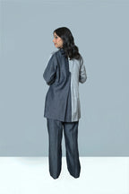 Color Blocking Chambray Co-Ord Set