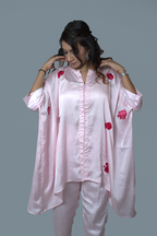 Shades of Pink asymmetric Co- Ord set