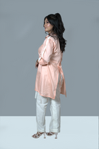 Peachy Crochet Cotton Co- Ord set
