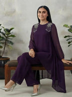 Tasselled  High-Low Co-Ord Set