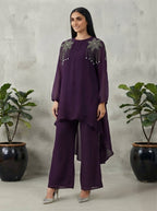 Tasselled  High-Low Co-Ord Set